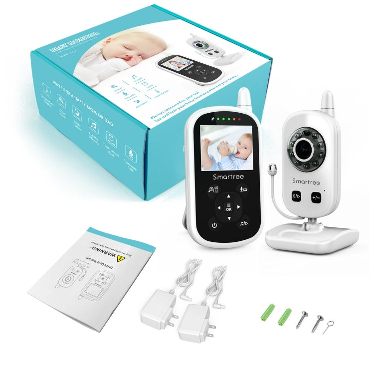 UU24 2.4 Inch Wireless Baby Monitor Camera Temperature Monitor 2 Way Audio VOX Lullaby EU Plug - free shipping - PMC TechLife - Order now!