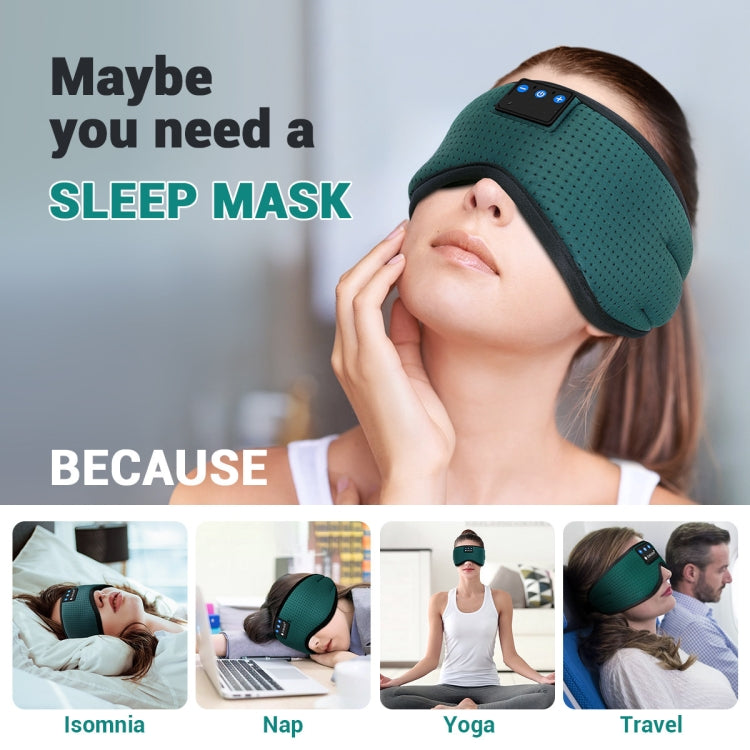Bluetooth5.2 Sleep Eye Mask Intelligent Music Eye Protection Headphones(Black) - Eye Masks by PMC TechLife | Online Shopping South Africa | PMC TechLife