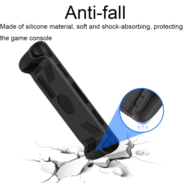 For Steam Deck V3 Non-slip Silicone Protective Case for Pocket Consoles(Green) - Cover Case by PMC TechLife | Online Shopping South Africa | PMC TechLife | Buy Now Pay Later Mobicred