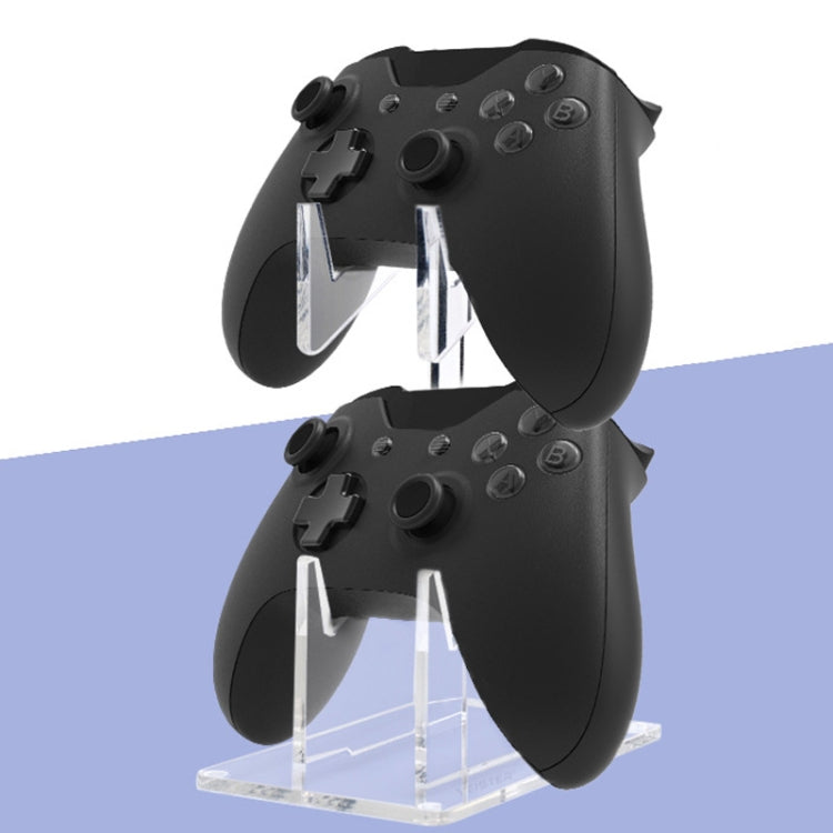 For PS4/ PS5/PS3 Acrylic Double Layer Game Handle Storage Bracket (Transparent) - Holder by PMC TechLife | Online Shopping South Africa | PMC TechLife