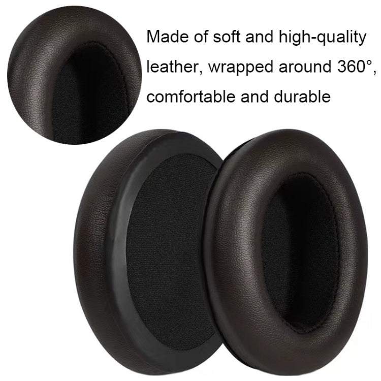 For Sennheiser Momentum 1pair Soft Comfortable Headset Sponge Cover, Color: Black Protein - Earmuff & Pad by PMC TechLife | Online Shopping South Africa | PMC TechLife