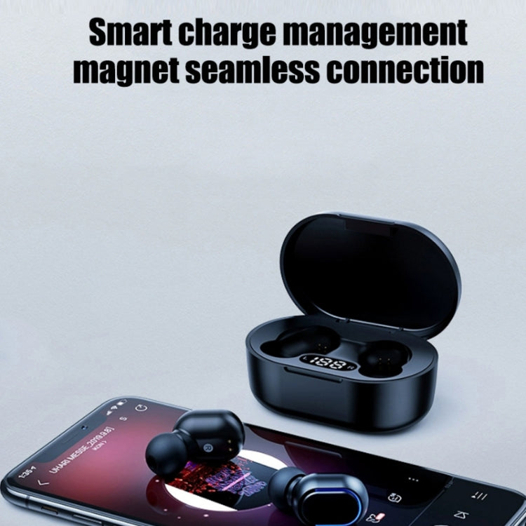 E7s Digital Sports Waterproof TWS Bluetooth 5.0 In-Ear Headphones(Blue) - TWS Earphone by PMC TechLife | Online Shopping South Africa | PMC TechLife