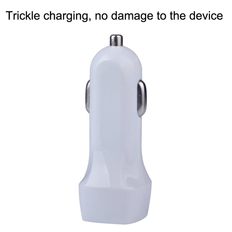 522AL Fast Charging With Cable Car Charging, Output Interface: 8 Pin (White) - Car Charger by PMC TechLife | Online Shopping South Africa | PMC TechLife
