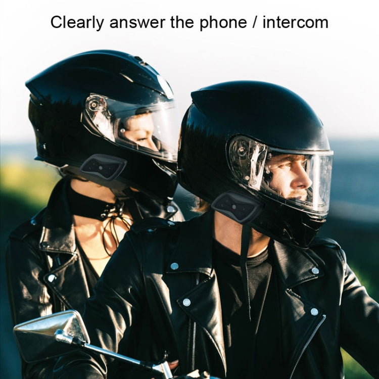T6plus Motorcycle Helmets Smart Intercom And Bluetooth Headset - Motorcycle Walkie Talkie by PMC TechLife | Online Shopping South Africa | PMC TechLife