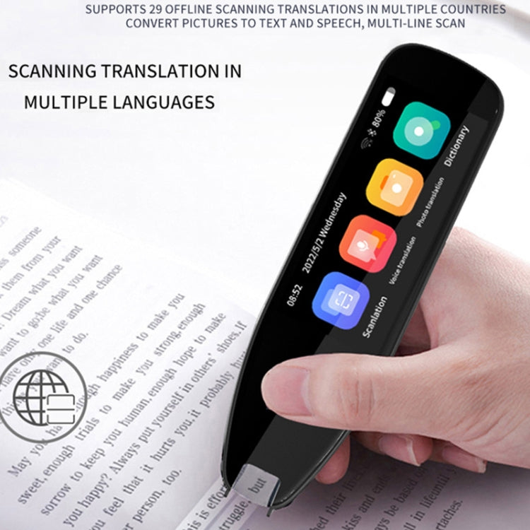 Hishell 3.5 inch Offline Photo Scanning Pen Dictionary Translation Recording Pen(S40) - free shipping - PMC TechLife - Order now!