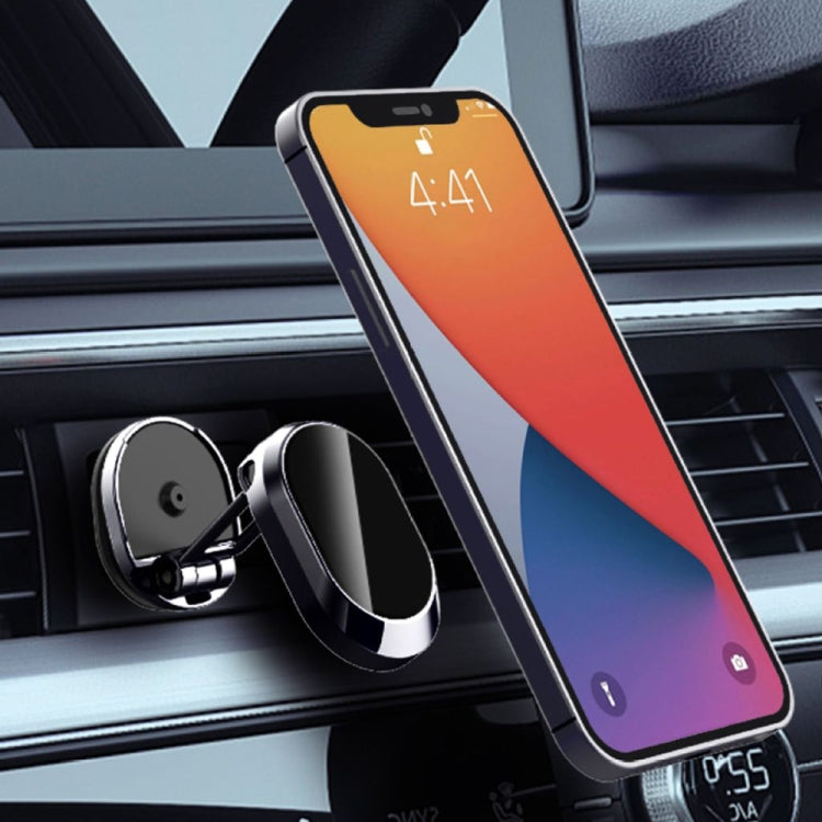 U18 Mini Car Foldable Rotating Magnetic Mobile Phone Navigation Holder(Black) - free shipping - PMC TechLife - Order now!