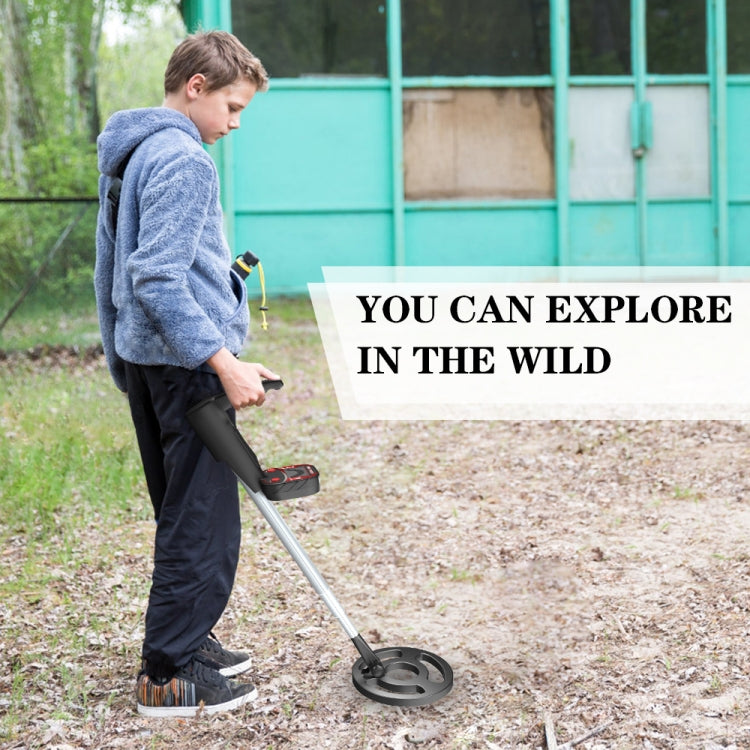Goint MD3002 Children Beach Toy Underground Metal Detector(Black) - free shipping - PMC TechLife - Order now!