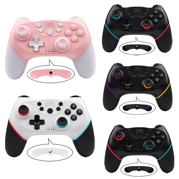 For Nintendo Switch Pro Wireless Bluetooth Handle with Macro Programming & Somatosensory Wake-up(White Pink) - free shipping - PMC TechLife - Order now!