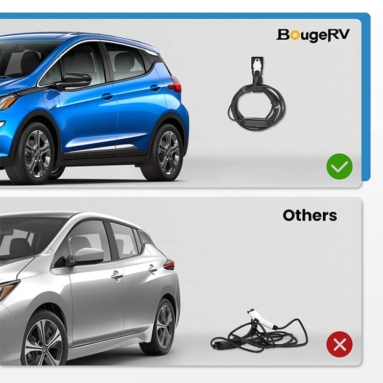 EV Charger Cable Holder Electric Car Charging Cable Organizer for J1772 Plug(Black) - EV Charger Accessories by PMC TechLife | Online Shopping South Africa | PMC TechLife