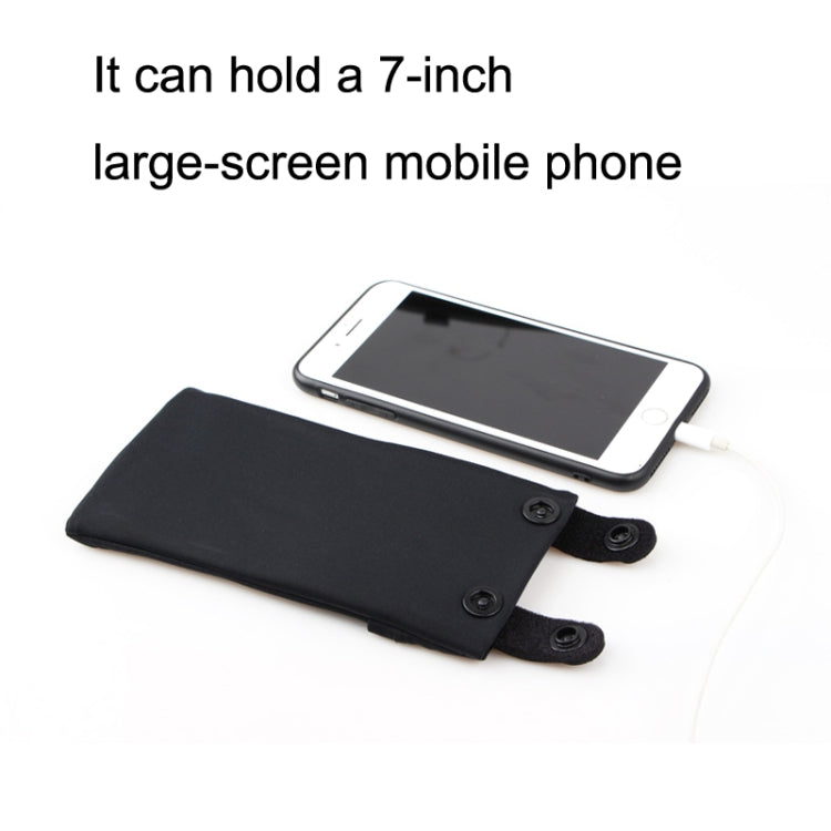 7 Inch Mobile Phone Outdoor Sports Wrist Bag Elastic Close-fitting Mini Arm Bag(Rose Red) - free shipping - PMC TechLife - Order now!