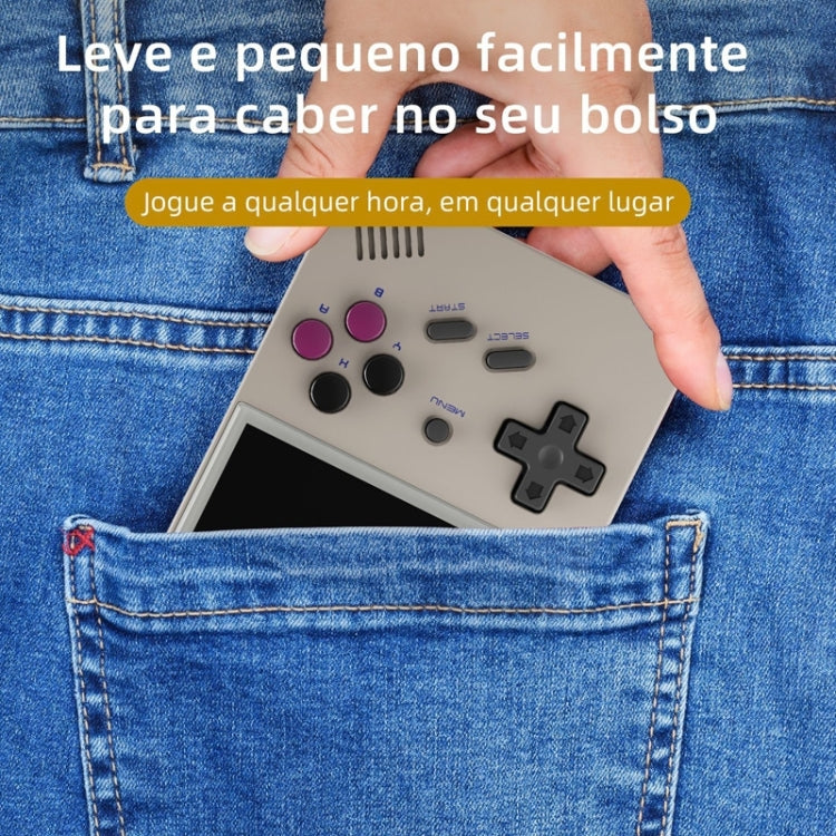 ANBERNIC RG35XX 3.5-inch Retro Handheld Game Console Open Source Game Player 64G+128G 13000+ Games(Grey) - free shipping - PMC TechLife - Order now!