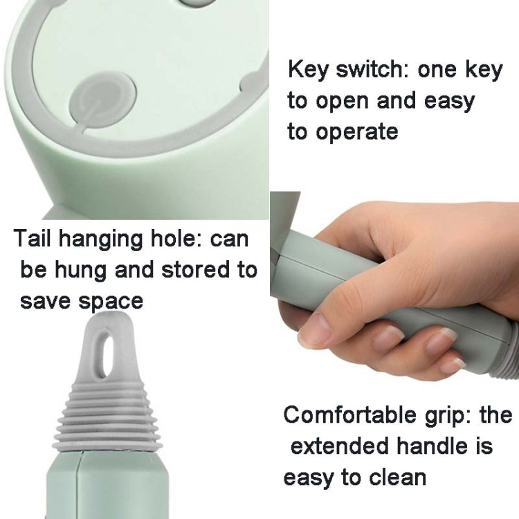 Wireless Electric Cleaning Brush USB Rechargeable Kitchen Bathtub Tile Cleaning Brushes Green 1200 mAh - free shipping - PMC TechLife - Order now!