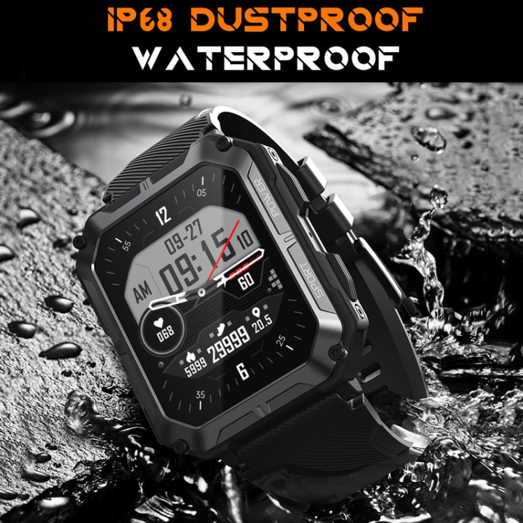 1.83 Inch IP68 Waterproof Bluetooth Call Sports Smart Watch Outdoor Three-Proof Multifunctional Watch(Black) - Smart Watches by PMC TechLife | Online Shopping South Africa | PMC TechLife