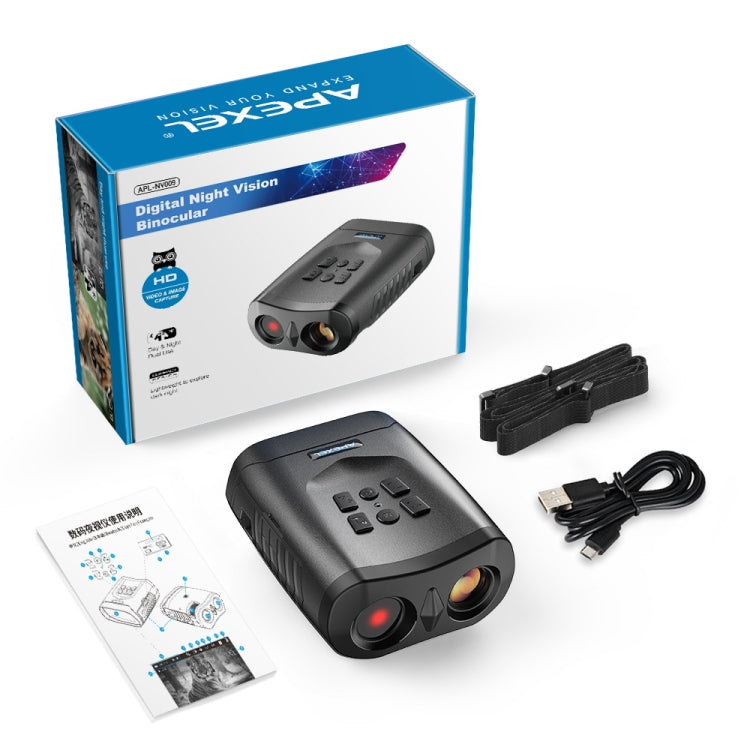 APEXEL 3-inch LCD HD Screen Photo Video Portable Binoculars Digital Infrared Night Vision Device(APL-NV009) - free shipping - PMC TechLife - Order now!