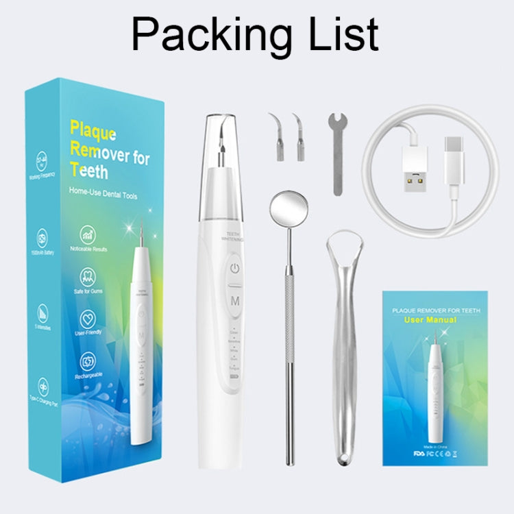 Ultrasonic Electric Scaler Home Dental Cleaner Portable Scaling Instrument(White) - free shipping - PMC TechLife - Order now!