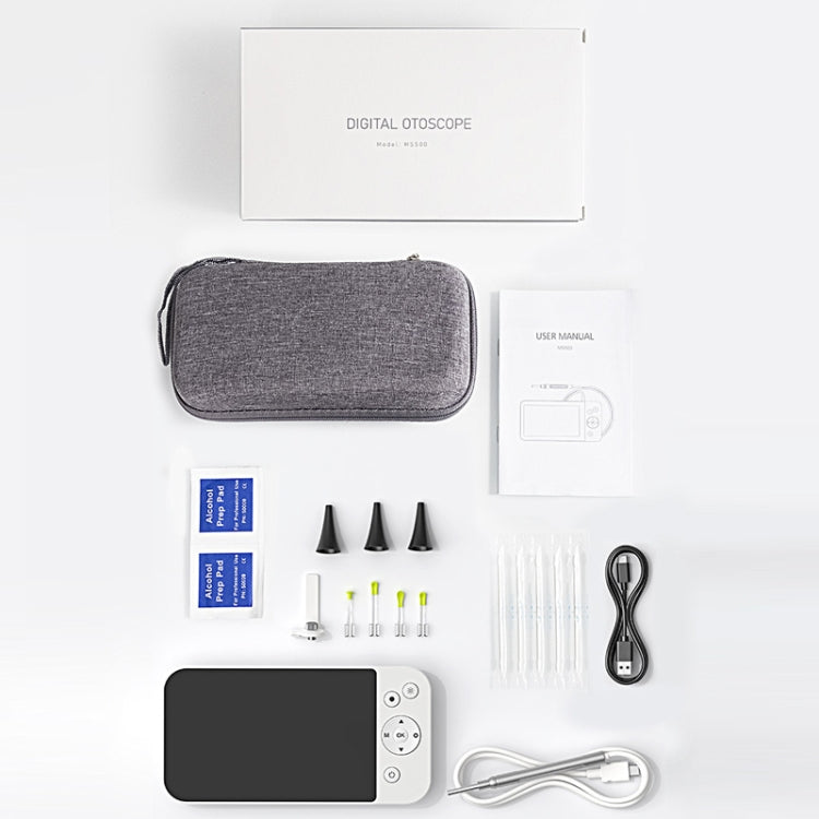 Teslong MS500 5 Inch HD Screen Illuminated Ear Pickers 3.9mm Diameter Visual Ear Care Tool - free shipping - PMC TechLife - Order now!