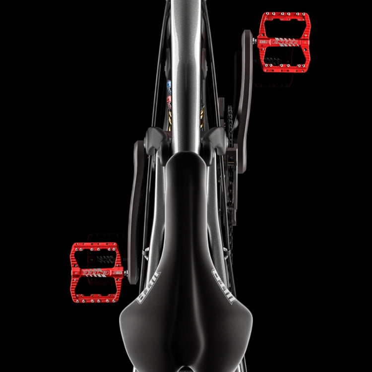 ENLEE R5 1pair Mountain Bike Pedals Bicycle Cycling Wider Non-Slip Footrest Bearing(Black) - Pedals by ENLEE | Online Shopping South Africa | PMC TechLife | Buy Now Pay Later Mobicred