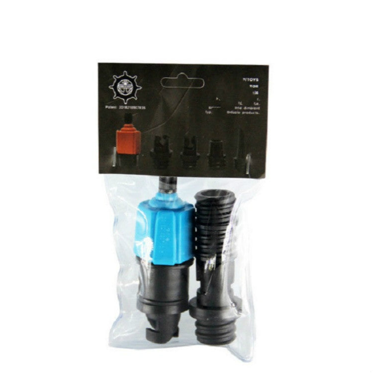 Surfing Paddle Board Rubber Boat Inflatable Bed Air Valve Adapter Car Air Pump Adapter(Blue) - Inflatable Pump by PMC TechLife | Online Shopping South Africa | PMC TechLife