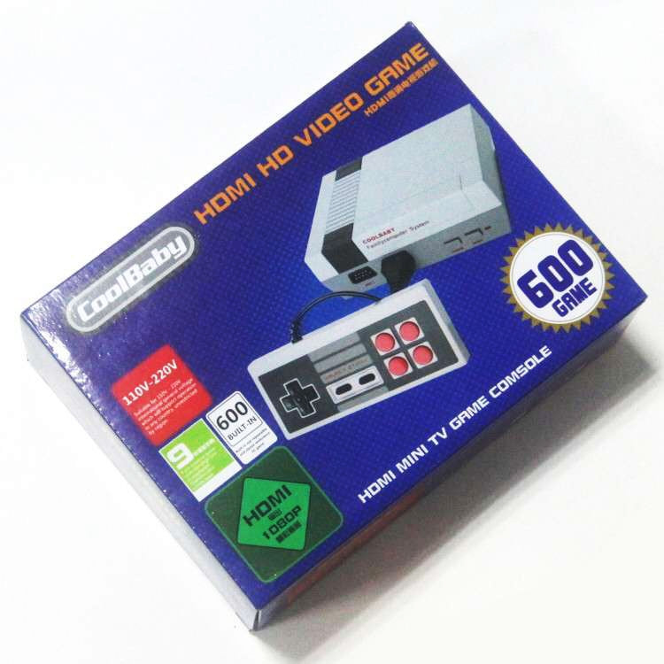Retro Classic TV Mini HDMI HD Video Game Console, Built-in 600 Games - free shipping - PMC TechLife - Order now!