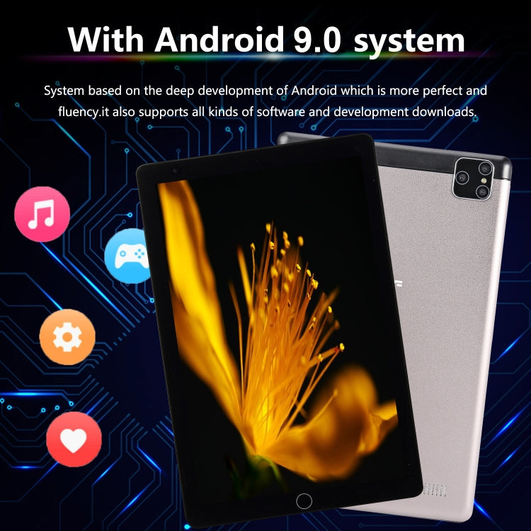 BDF P8 3G Phone Call Tablet PC, 8 inch, 2GB+32GB, Android 9.0, MTK8321 Octa Core Cortex-A7, Support Dual SIM & Bluetooth & WiFi & GPS, EU Plug(Grey) - free shipping - PMC TechLife - Order now!