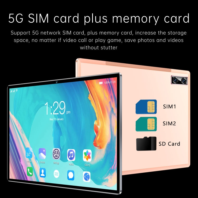 G18 4G LTE Tablet PC, 10.1 inch, 4GB+32GB, Android 8.1 MTK6750 Octa Core, Support Dual SIM, WiFi, Bluetooth, GPS(Grey) - 10.1 inch by PMC TechLife | Online Shopping South Africa | PMC TechLife