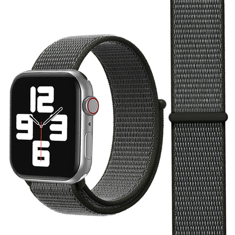 For Apple Watch 46mm / 49mm / 45mm / 44mm Simple Fashion Nylon Watch Band with Magic Stick(Grey) - Watch Bands by PMC TechLife | Online Shopping South Africa | PMC TechLife | Buy Now Pay Later Mobicred