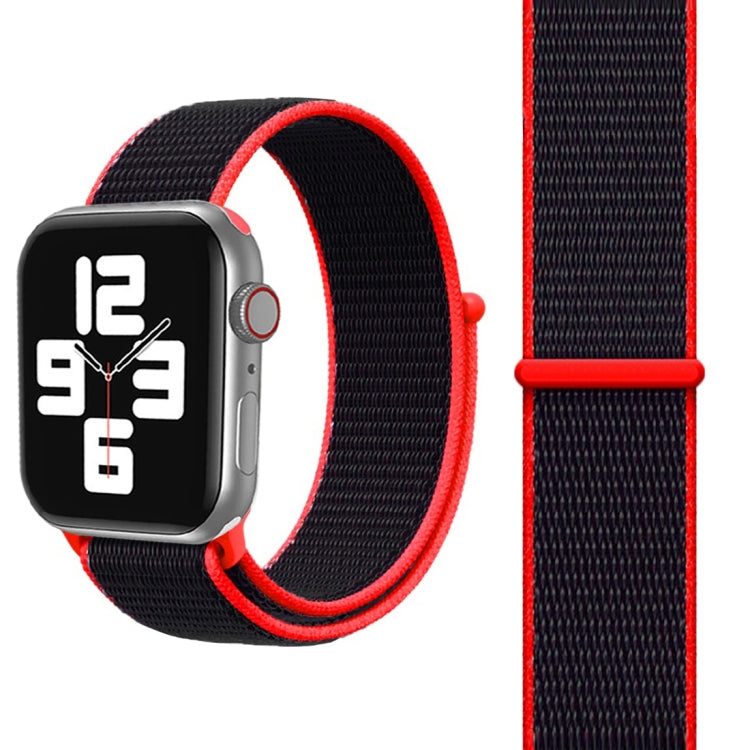 For Apple Watch 46mm / 49mm / 45mm / 44mm Simple Fashion Nylon Watch Band with Magic Stick(Red) - Watch Bands by PMC TechLife | Online Shopping South Africa | PMC TechLife | Buy Now Pay Later Mobicred
