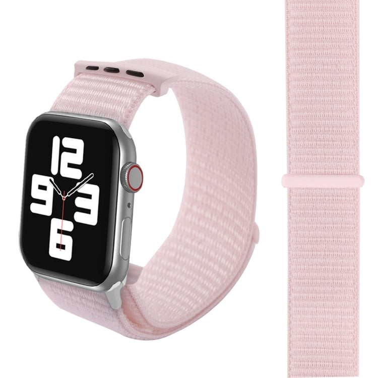For Apple Watch 46mm / 49mm / 45mm / 44mm Simple Fashion Nylon Watch Band with Magic Stick(Pearl White) - Watch Bands by PMC TechLife | Online Shopping South Africa | PMC TechLife | Buy Now Pay Later Mobicred