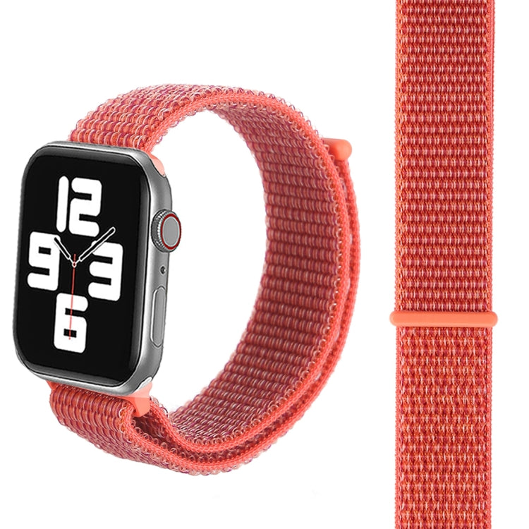 For Apple Watch 46mm / 49mm / 45mm / 44mm Simple Fashion Nylon Watch Band with Magic Stick(Apricot) - Watch Bands by PMC TechLife | Online Shopping South Africa | PMC TechLife | Buy Now Pay Later Mobicred