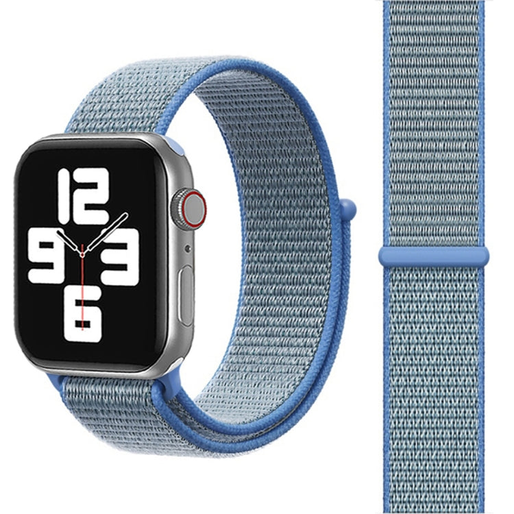 For Apple Watch 42mm / 41mm / 40mm / 38mm Simple Fashion Nylon Watch Band with Magic Stick(Blue) - Watch Bands by PMC TechLife | Online Shopping South Africa | PMC TechLife | Buy Now Pay Later Mobicred