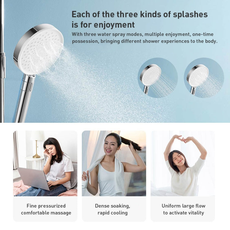 Original Xiaomi Mijia Bath Pressurized Handheld Shower Spray Lotus Head - Shower Head by Xiaomi | Online Shopping South Africa | PMC TechLife | Buy Now Pay Later Mobicred