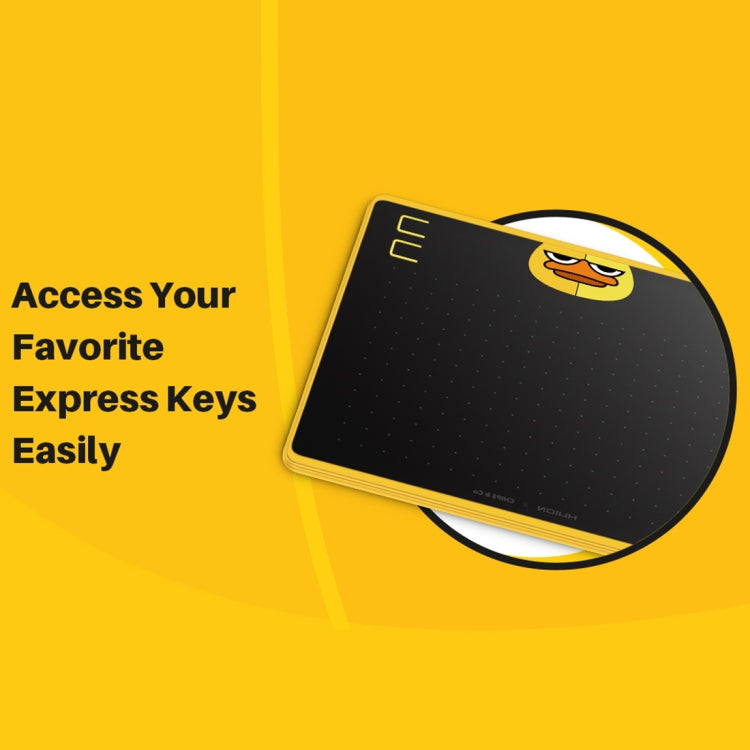 HUION HS64 Chips Special Edition 5080 LPI Art Drawing Tablet with Battery-free Pen for Fun - free shipping - PMC TechLife - Order now!