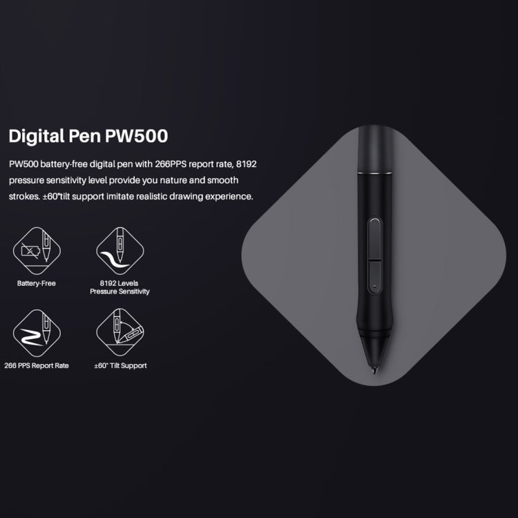 HUION Q620M 5080 LPI Wireless Art Drawing Tablet for Fun, with Battery-free Pen & Pen Holder - free shipping - PMC TechLife - Order now!