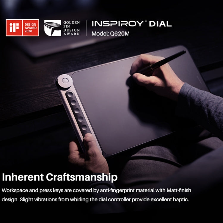 HUION Q620M 5080 LPI Wireless Art Drawing Tablet for Fun, with Battery-free Pen & Pen Holder - free shipping - PMC TechLife - Order now!