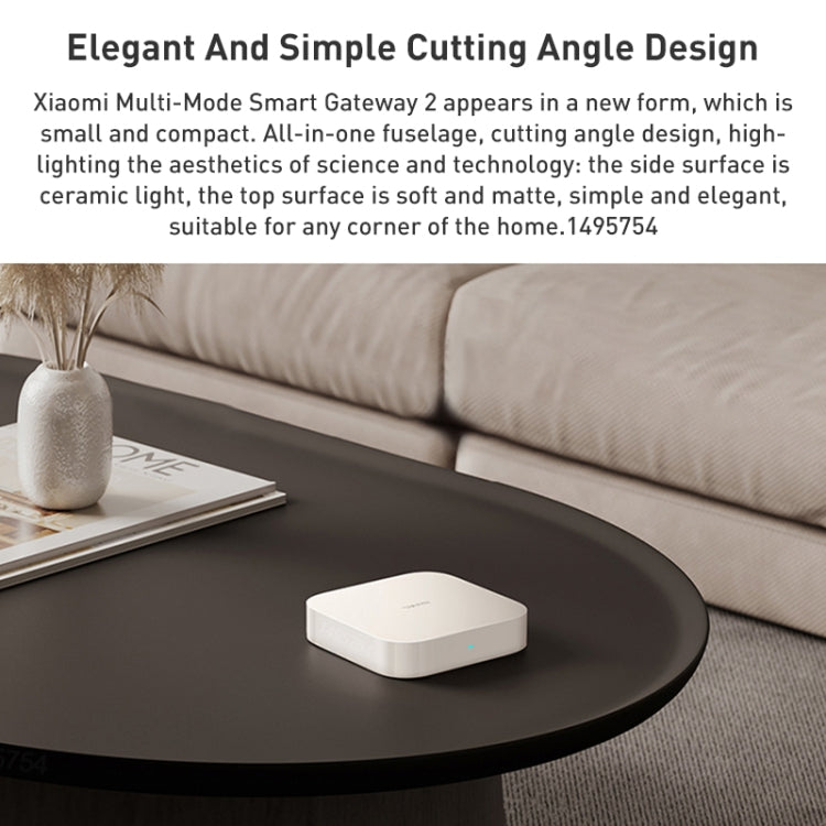 Original Xiaomi Multimode Smart Home Gateway 2 WiFi BT ZigBee RJ45 Connect(White) - free shipping - PMC TechLife - Order now!