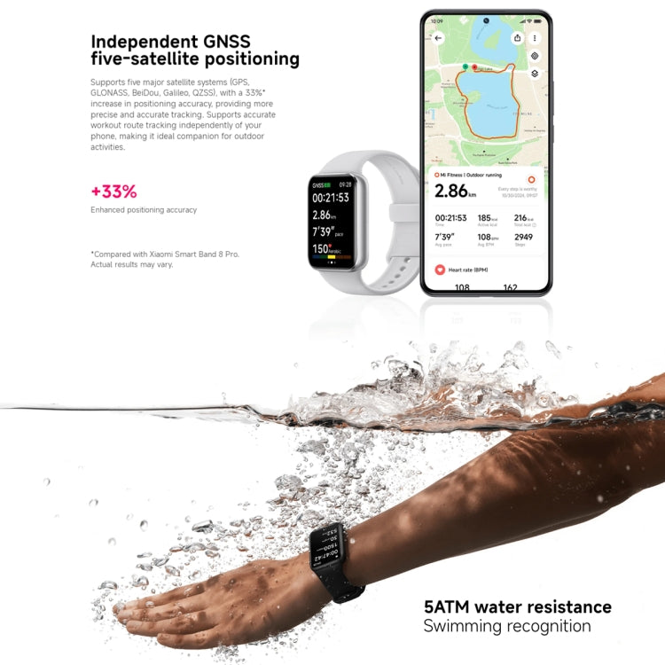 Original Xiaomi Smart Band 9 Pro 1.74 inch AMOLED Screen 5ATM Waterproof Smart Watch, Support Blood Oxygen / Heart Rate Monitor (Pink) - free shipping - PMC TechLife - Order now!