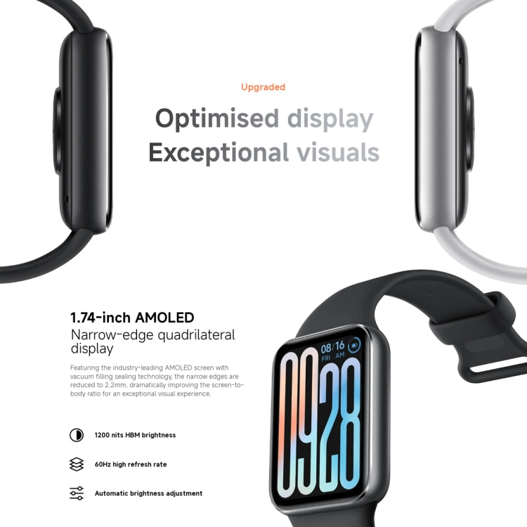 Original Xiaomi Smart Band 9 Pro 1.74 inch AMOLED Screen 5ATM Waterproof Smart Watch, Support Blood Oxygen / Heart Rate Monitor (Silver) - free shipping - PMC TechLife - Order now!