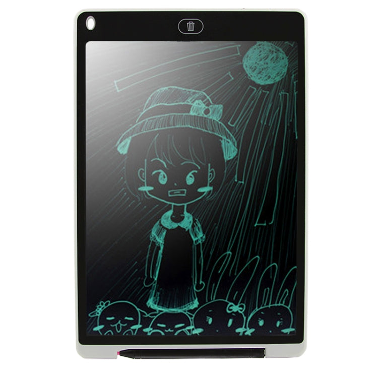 Portable 12 inch LCD Writing Tablet Drawing Graffiti Electronic Handwriting Pad Message Graphics Board Draft Paper with Writing Pen(White) -  by PMC TechLife | Online Shopping South Africa | PMC TechLife