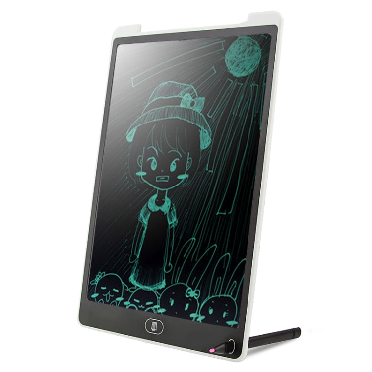 Portable 12 inch LCD Writing Tablet Drawing Graffiti Electronic Handwriting Pad Message Graphics Board Draft Paper with Writing Pen(White) -  by PMC TechLife | Online Shopping South Africa | PMC TechLife