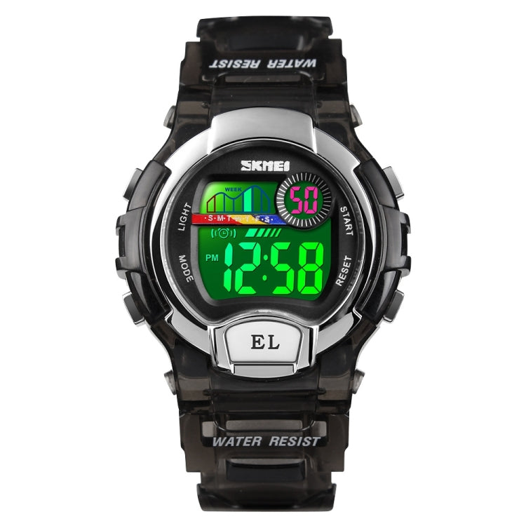 SKMEI 1450 Women Transparent Digital Watch 50m Waterproof Sports Watch with LED Light(Black) - free shipping - PMC TechLife - Order now!