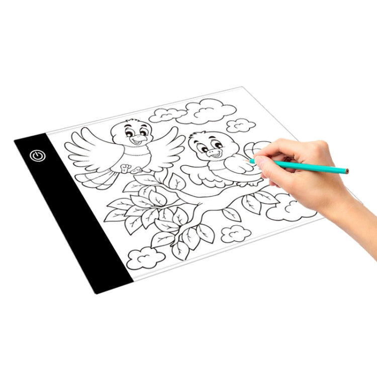 2.2W 5V LED Three Level of Brightness Dimmable A5 Acrylic USB Copy Boards Anime Sketch Drawing Sketchpad -  by PMC TechLife | Online Shopping South Africa | PMC TechLife | Buy Now Pay Later Mobicred