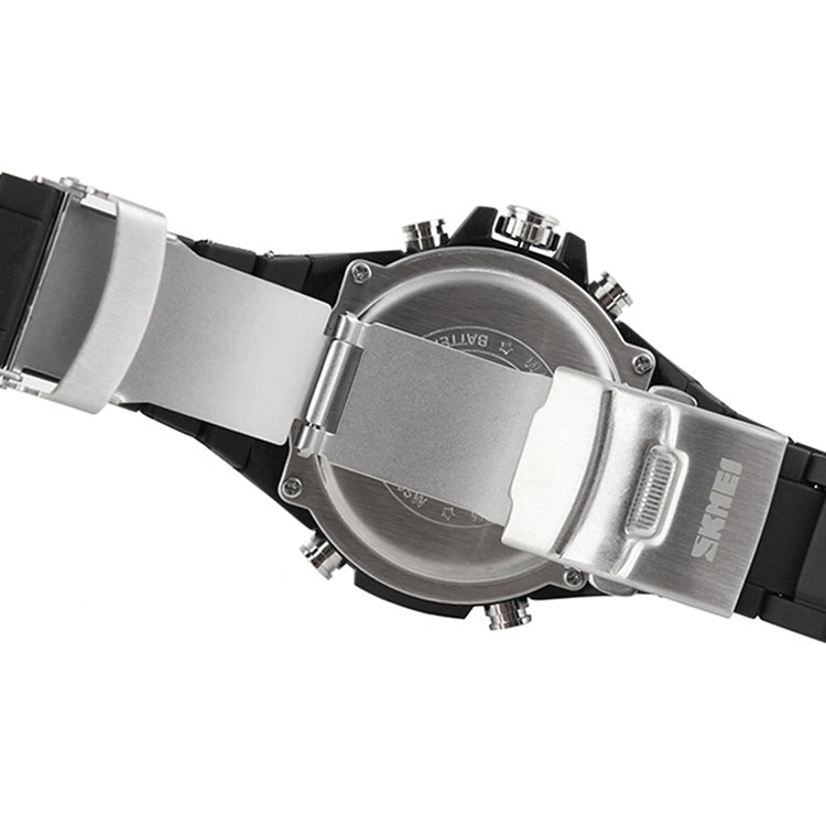 SKMEI 1016 Multifunctional Men Outdoor Sports Noctilucent Waterproof Double Digital Watch (Gold) - free shipping - PMC TechLife - Order now!