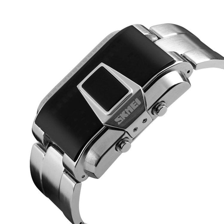 SKMEI 1179 Multifunctional Men Outdoor Sports Noctilucent Waterproof LED Digital Watch(Silver) - free shipping - PMC TechLife - Order now!