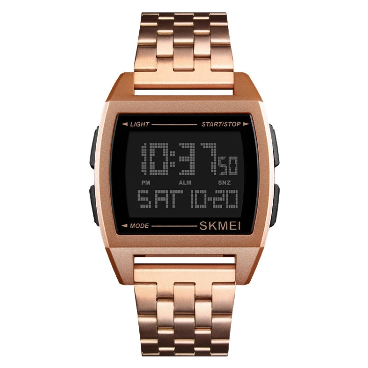 SKMEI 1368 Multifunctional Men Outdoor Sports Noctilucent Waterproof Digital Watch(Rose Gold) - free shipping - PMC TechLife - Order now!