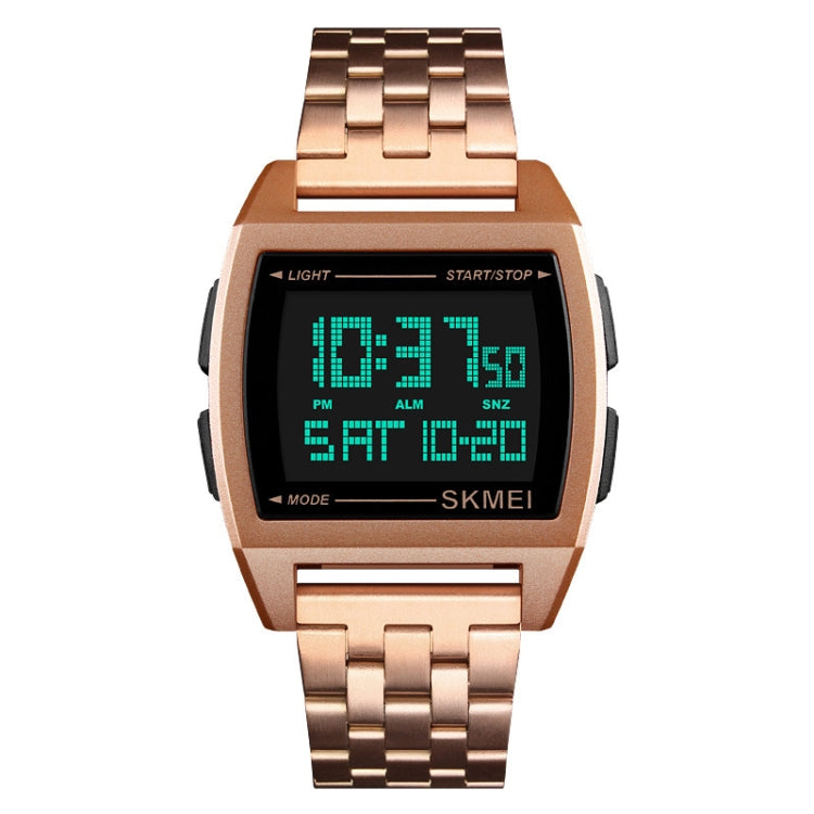 SKMEI 1368 Multifunctional Men Outdoor Sports Noctilucent Waterproof Digital Watch(Rose Gold) - free shipping - PMC TechLife - Order now!