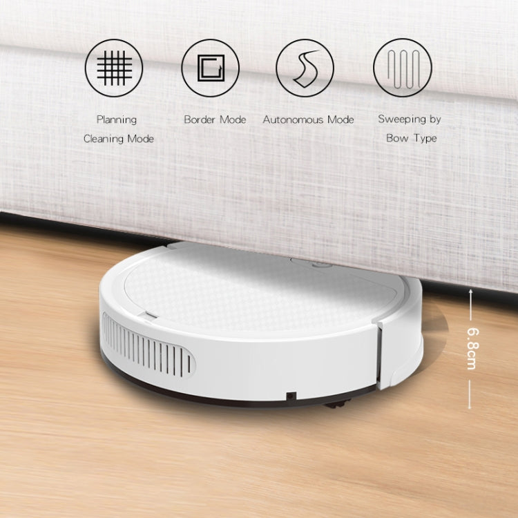 BOWAI OB8S Household Intelligent Path Charging Sweeping Robot (White) - Robot Vacuum Cleaner by PMC TechLife | Online Shopping South Africa | PMC TechLife | Buy Now Pay Later Mobicred