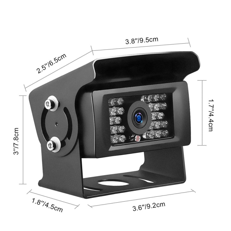 F0503 684 x 512 Effective Pixel HD Waterproof  28 LED IR Night Vision 120 Degree Wide Angle Car / Truck Rear View Backup Reverse Camera - Rear View Cameras by PMC TechLife | Online Shopping South Africa | PMC TechLife | Buy Now Pay Later Mobicred