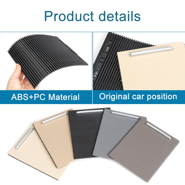 Car Center Console Water Cup Holder Cover Trim for Volkswagen Magotan / CC / Passat, Left Driving (Black) - Stowing Tidying by PMC TechLife | Online Shopping South Africa | PMC TechLife | Buy Now Pay Later Mobicred