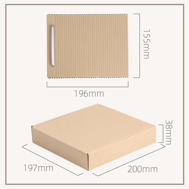 Car Center Console Water Cup Holder Cover Trim for Volkswagen Magotan / CC / Passat, Left Driving (Brown) - Stowing Tidying by PMC TechLife | Online Shopping South Africa | PMC TechLife | Buy Now Pay Later Mobicred