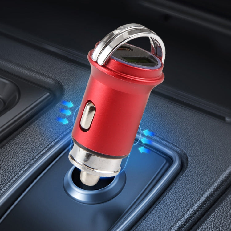 AR-CA08 12W 2A USB-C / Type-C + USB Ports Car Charger (Black) - Car Charger by PMC TechLife | Online Shopping South Africa | PMC TechLife | Buy Now Pay Later Mobicred
